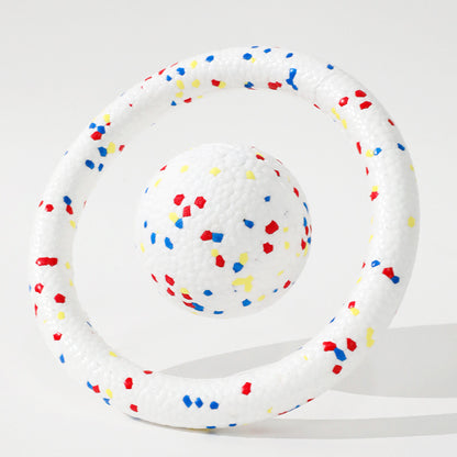 Dog Toy Ball Intelligent Interactive Soft Pet Powerful