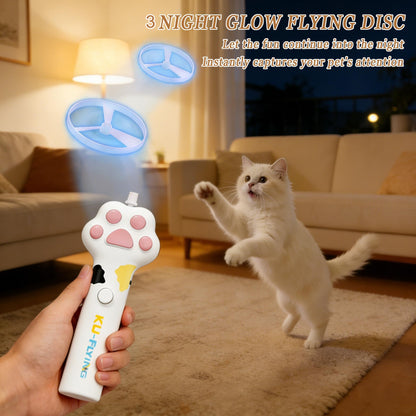 Cat Fetch Toy LauncherFlying Disc Launcher Toy