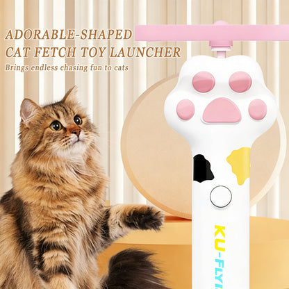 Cat Fetch Toy LauncherFlying Disc Launcher Toy