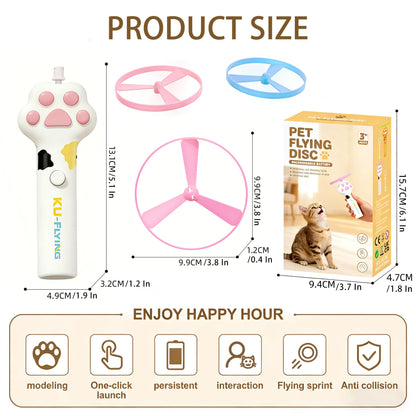 Cat Fetch Toy LauncherFlying Disc Launcher Toy